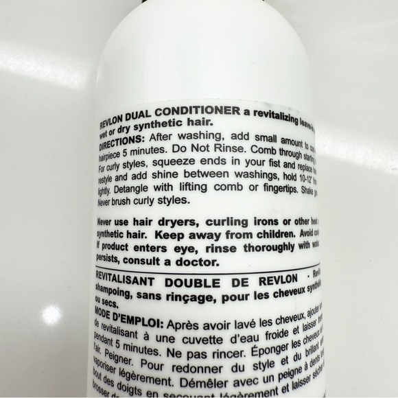 REVLON Dual Conditioner for Synthetic Hair Extensions/ Wigs 8oz Spray NEW RARE - Picture 3 of 7